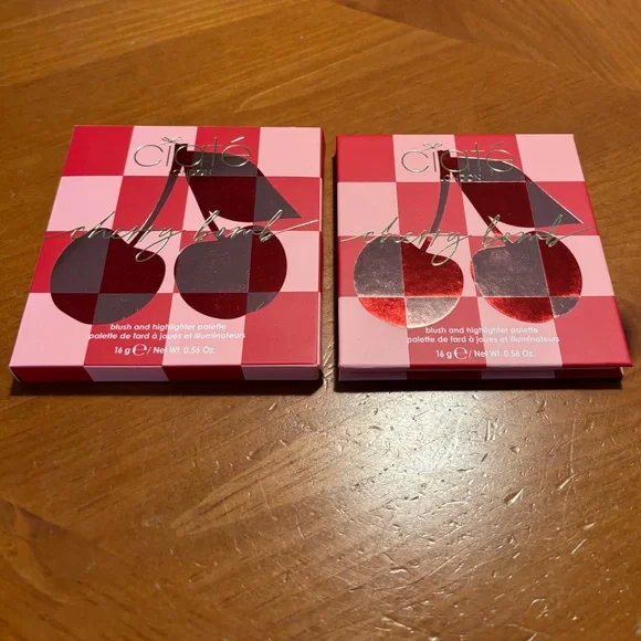 Ciate London Cherry Bomb Blush & Highlighter Palette - Picture 3 of 16